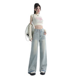 High Rise Double Button Baggy Jeans-INNBLAC Fashion Apparel