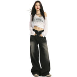 High Rise Washed Black Jeans-INNBLAC Fashion Apparel