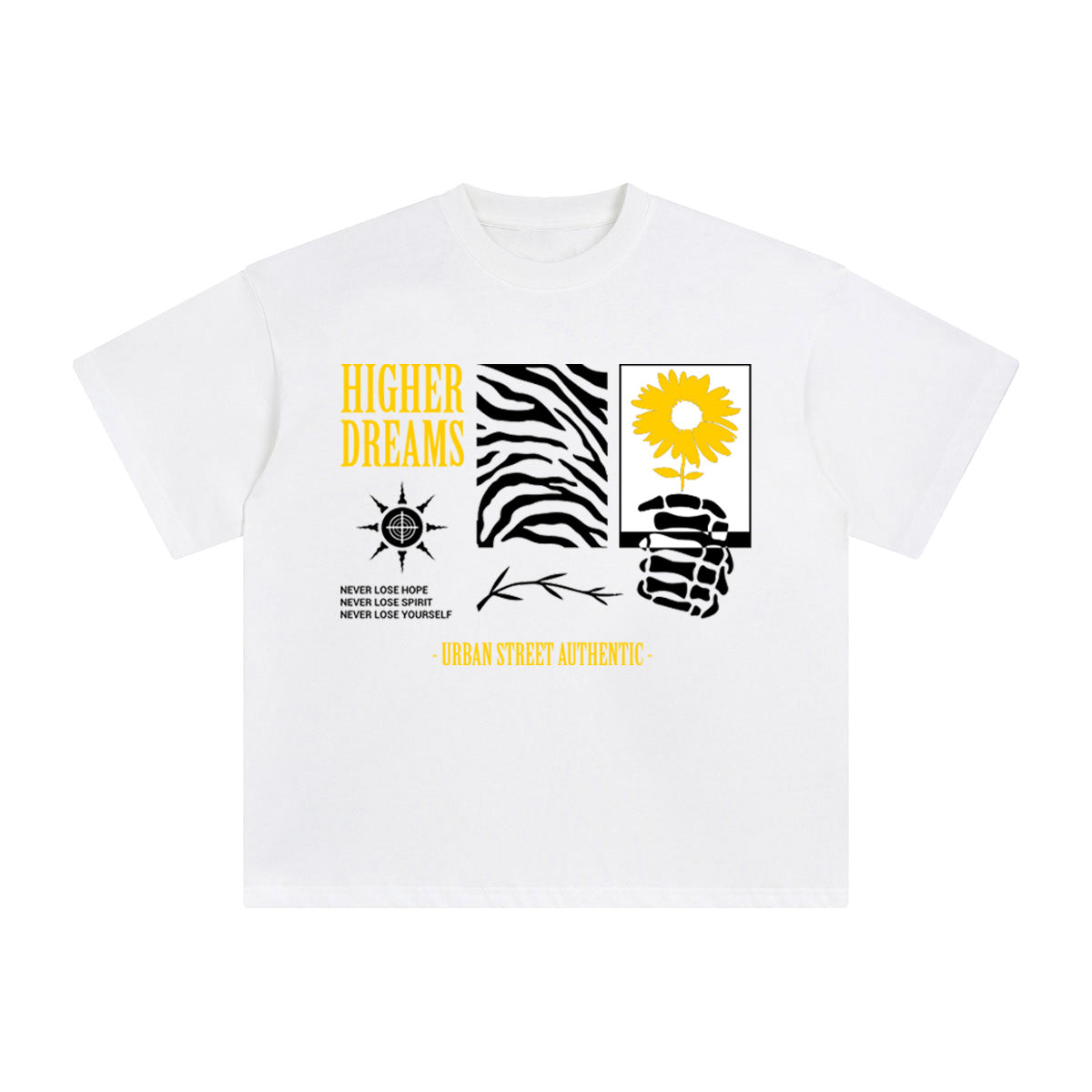 Higher Dreams Aesthetic Graphic Tee-INNBLAC Fashion Apparel