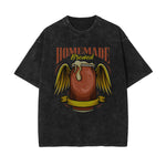 Homemade Brewed Stone Wash Graphic Tee-INNBLAC Fashion Apparel