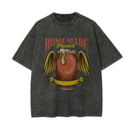 Homemade Brewed Stone Wash Graphic Tee-INNBLAC Fashion Apparel
