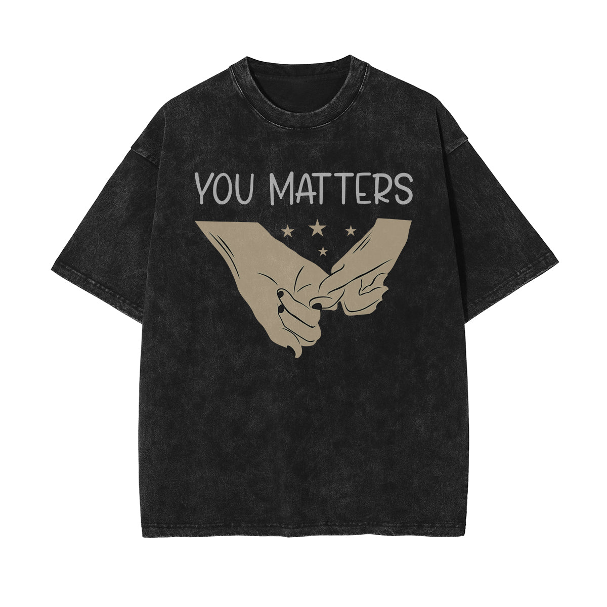 Hooked Fingers Graphic Washed Tee-INNBLAC Fashion Apparel