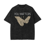 Hooked Fingers Graphic Washed Tee-INNBLAC Fashion Apparel