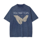 Hooked Fingers Graphic Washed Tee-INNBLAC Fashion Apparel