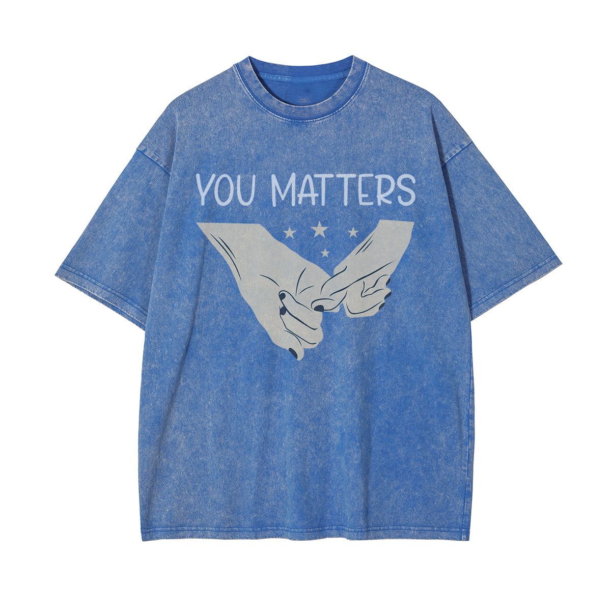 Hooked Fingers Graphic Washed Tee-INNBLAC Fashion Apparel