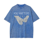 Hooked Fingers Graphic Washed Tee-INNBLAC Fashion Apparel