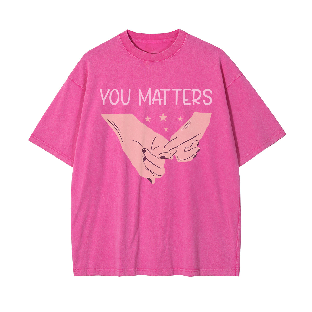Hooked Fingers Graphic Washed Tee-INNBLAC Fashion Apparel