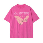 Hooked Fingers Graphic Washed Tee-INNBLAC Fashion Apparel