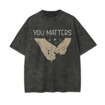 Hooked Fingers Graphic Washed Tee-INNBLAC Fashion Apparel
