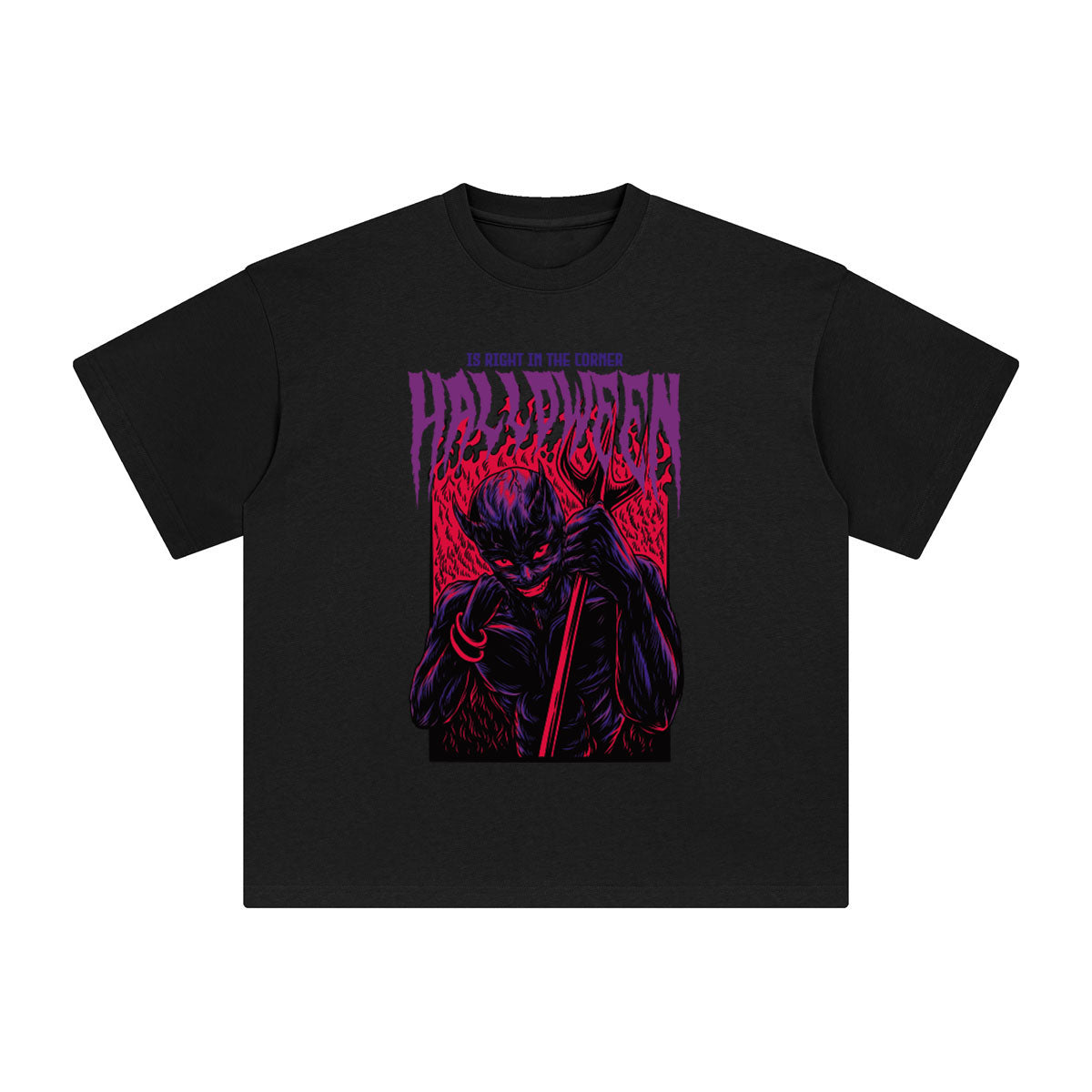 Horror Ghost Halloween Graphic Tee-INNBLAC Fashion Apparel