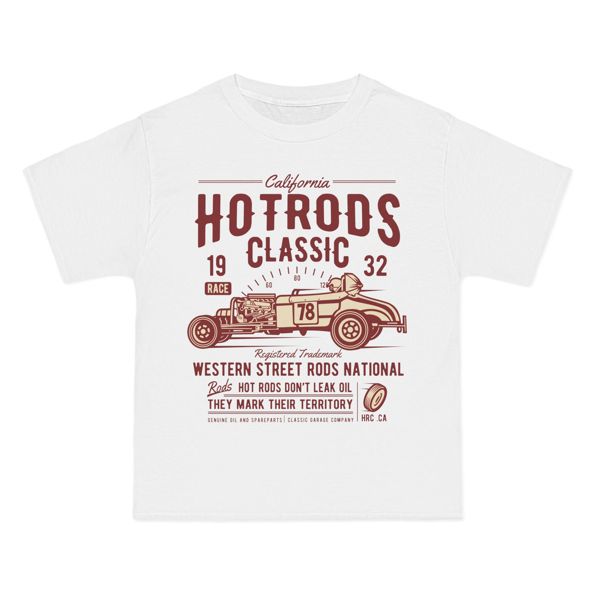 Hot Rods Race Classic Graphic Tee-INNBLAC Fashion Apparel