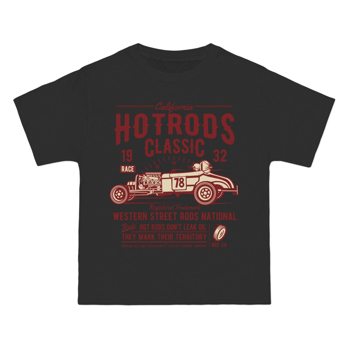 Hot Rods Race Classic Graphic Tee-INNBLAC Fashion Apparel