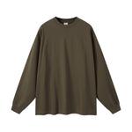 Solid Color Crew Neck Sweatshirt-INNBLAC Fashion Apparel