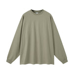 Solid Color Crew Neck Sweatshirt-INNBLAC Fashion Apparel
