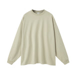 Solid Color Crew Neck Sweatshirt-INNBLAC Fashion Apparel