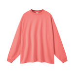 Solid Color Crew Neck Sweatshirt-INNBLAC Fashion Apparel