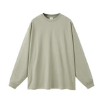 Solid Color Crew Neck Sweatshirt-INNBLAC Fashion Apparel