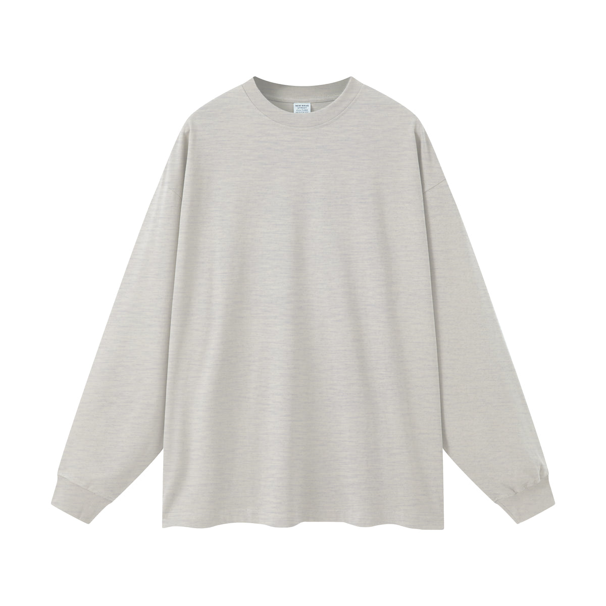 Solid Color Crew Neck Sweatshirt-INNBLAC Fashion Apparel