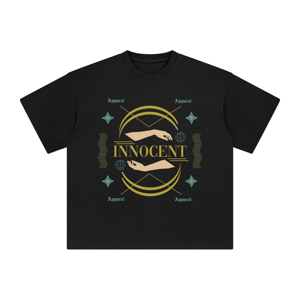 INNOCENT Aesthetic Graphic T Shirt-INNBLAC Fashion Apparel