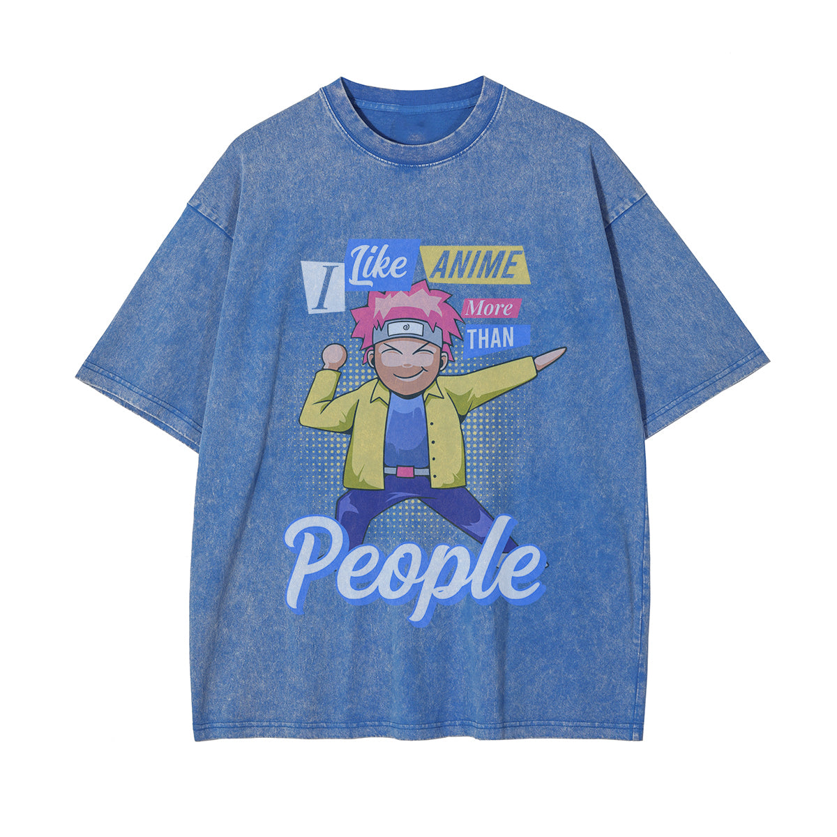I Like Anime More Than People Graphic Tee-INNBLAC Fashion Apparel