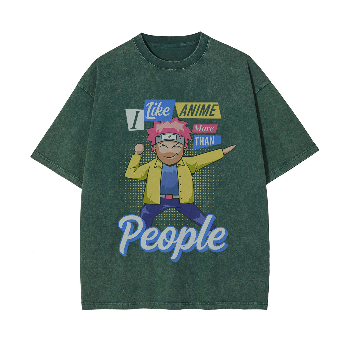 I Like Anime More Than People Graphic Tee-INNBLAC Fashion Apparel