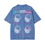In The Class Room Graphic Washed Tee-INNBLAC Fashion Apparel