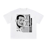 Introvert Person Abstract Graphic Tee-INNBLAC Fashion Apparel