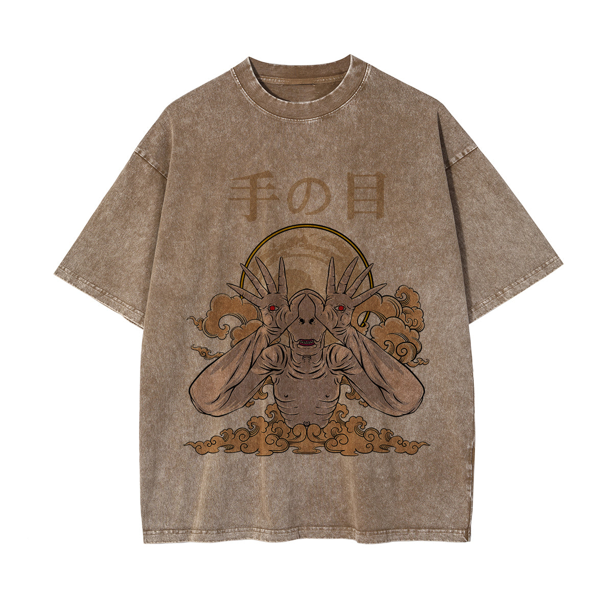 Japanese Kanji Creature Graphic Tee-INNBLAC Fashion Apparel