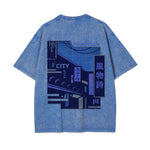 Japanese Kanji Graphic Washed Tee-INNBLAC Fashion Apparel