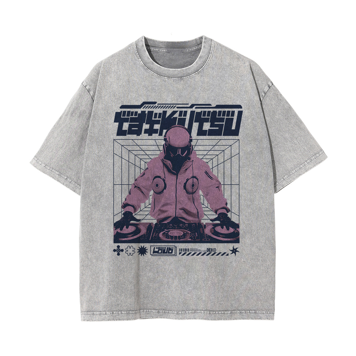 Japanese Y2K Streetwear Graphic Tee-INNBLAC Fashion Apparel