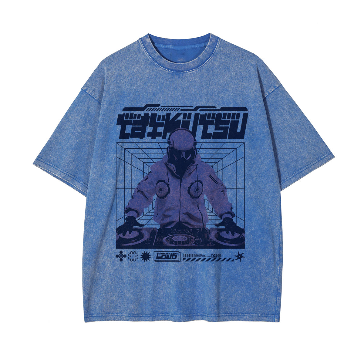 Japanese Y2K Streetwear Graphic Tee-INNBLAC Fashion Apparel