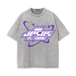 Jesus Is King Christian Y2K Graphic Tee-INNBLAC Fashion Apparel