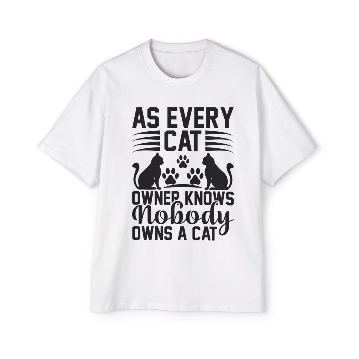 Kittens & Slogan Graphic Tee-INNBLAC Fashion Apparel