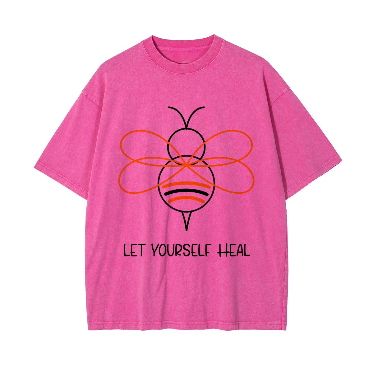 Let Yourself Heal Bee Graphic Tee-INNBLAC Fashion Apparel