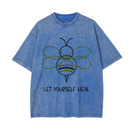 Let Yourself Heal Bee Graphic Tee-INNBLAC Fashion Apparel