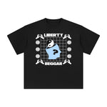 Liberty Beggar Abstract Graphic Tee-INNBLAC Fashion Apparel