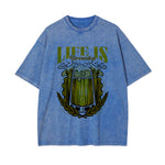 Life is Brewtiful Graphic Washed Tee-INNBLAC Fashion Apparel