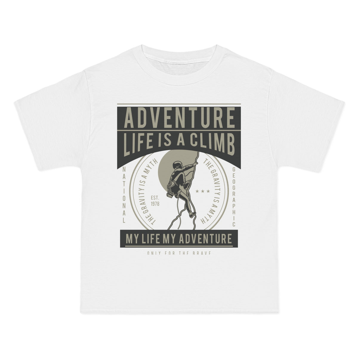 Life ls A Climb Graphic T Shirt-INNBLAC Fashion Apparel