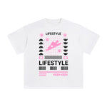 Lifestyle Abstract Graphic Tee-INNBLAC Fashion Apparel