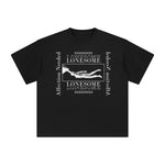 Lonesome Abstract Graphic Tee-INNBLAC Fashion Apparel
