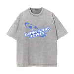 Love Like Jesus Christian Y2K Graphic Tee-INNBLAC Fashion Apparel
