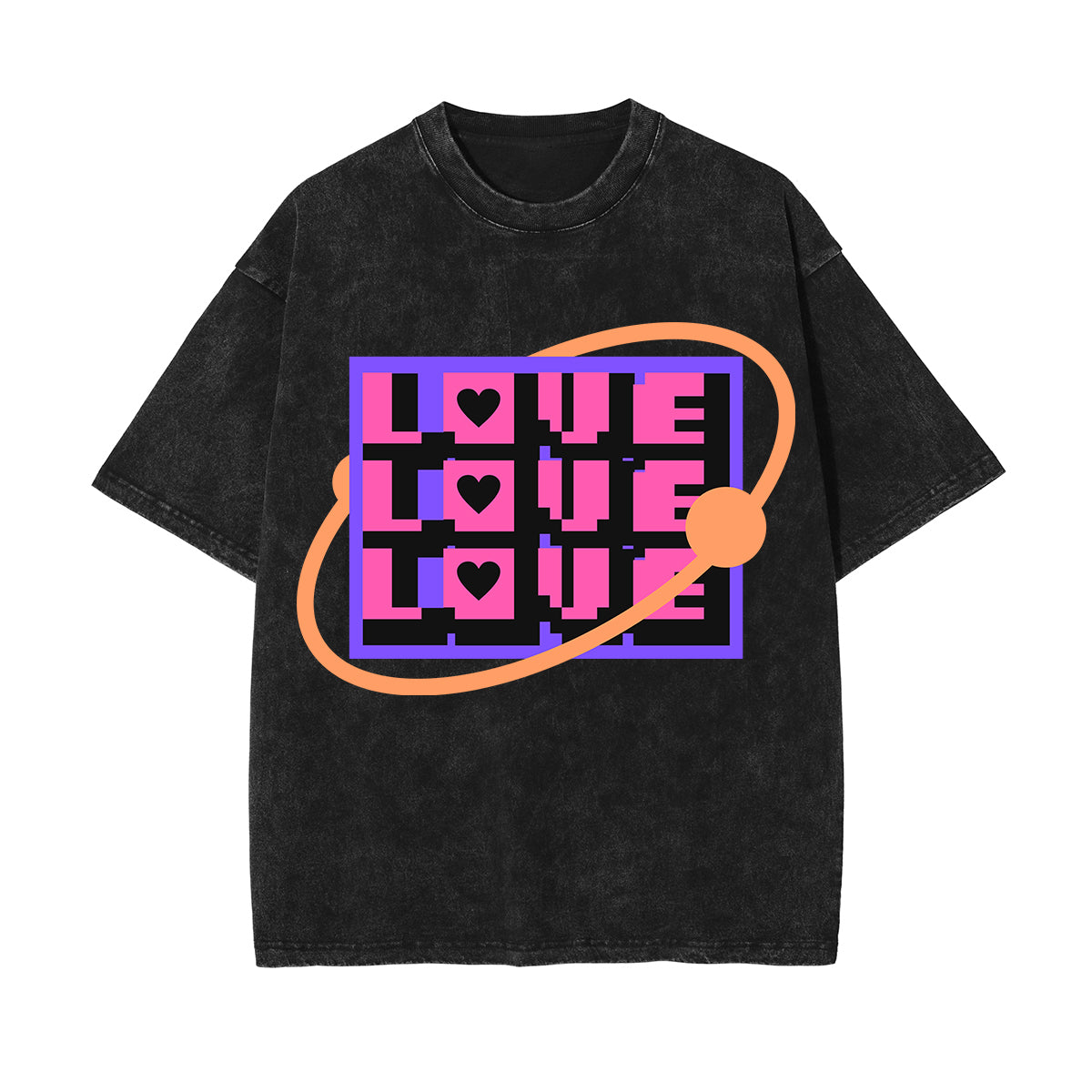 Love Love Love Y2K Valentines Graphic Tee-INNBLAC Fashion Apparel