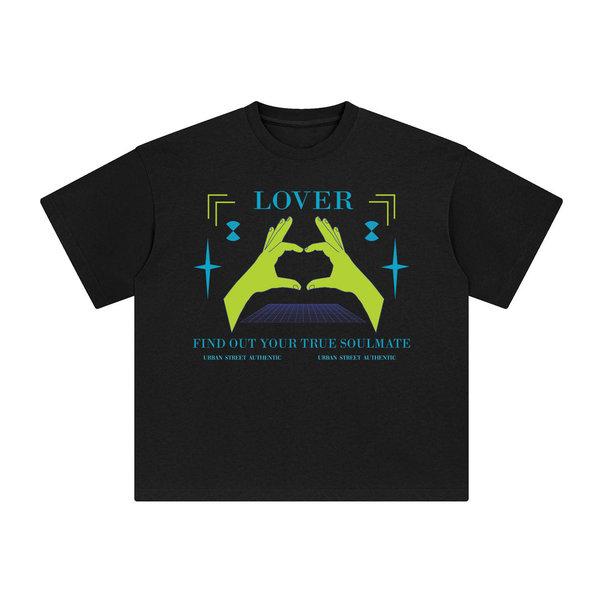 Lover Abstract Graphic Tee-INNBLAC Fashion Apparel