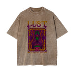 Lust Colorful Vibes Graphic Tee-INNBLAC Fashion Apparel