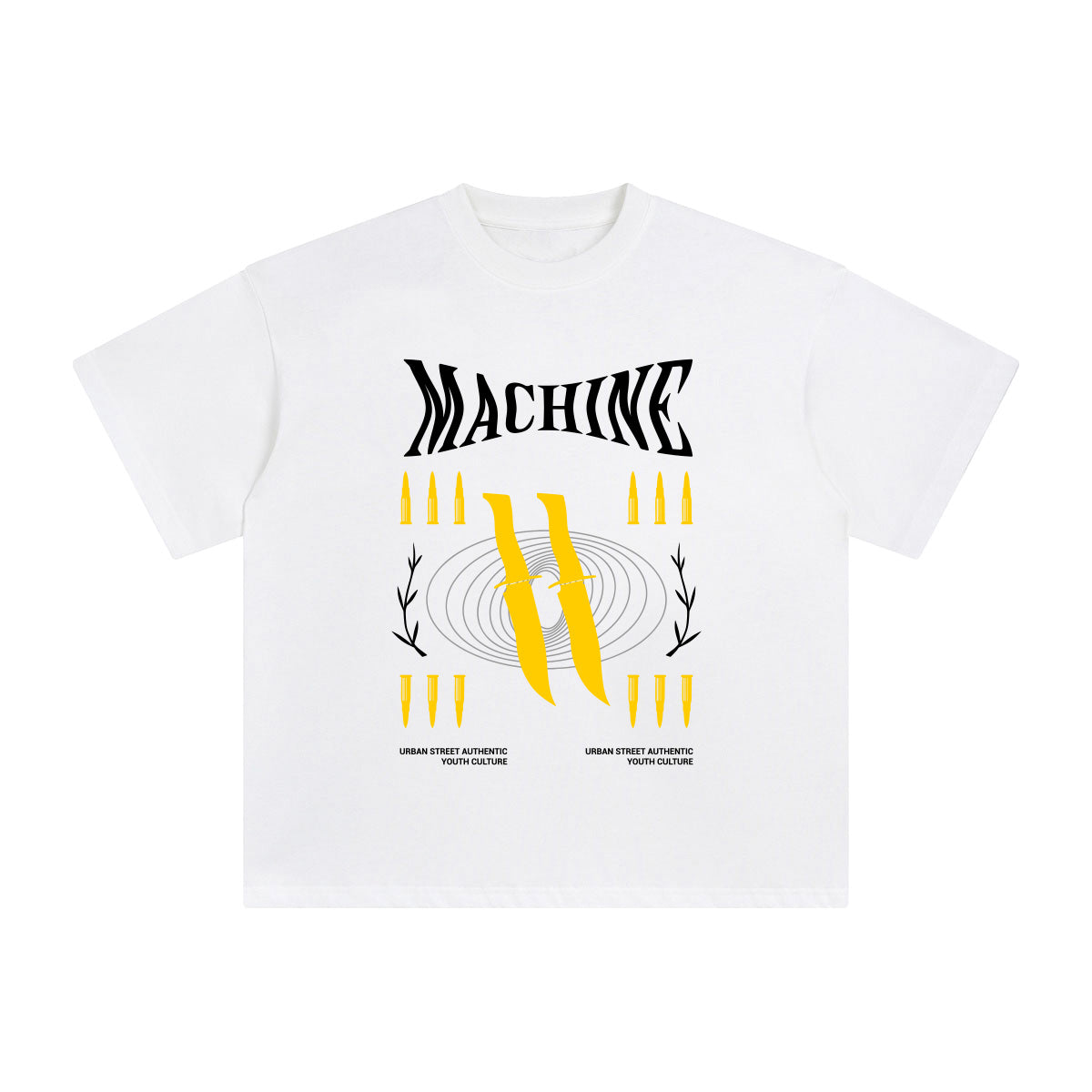 MACHINE Knives Aesthetic Graphic Tee-INNBLAC Fashion Apparel