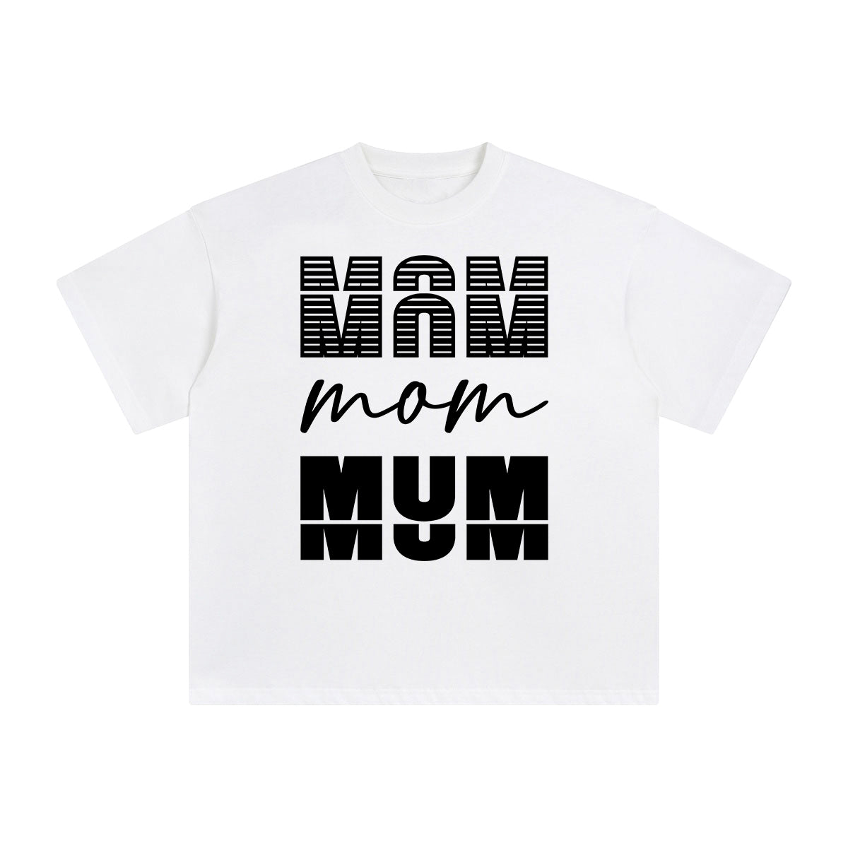 MOM Aesthetic Graphic Tee-INNBLAC Fashion Apparel