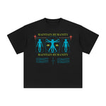 Maintain Humanity Abstract Graphic Tee-INNBLAC Fashion Apparel