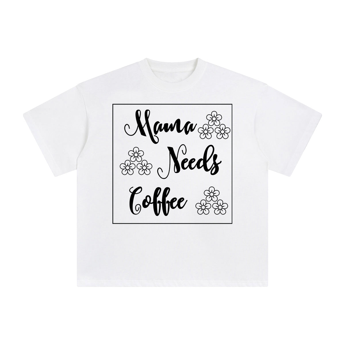 Mama Needs Coffee Graphic Tee-INNBLAC Fashion Apparel