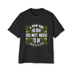 Man Slogan Graphic Tee-INNBLAC Fashion Apparel