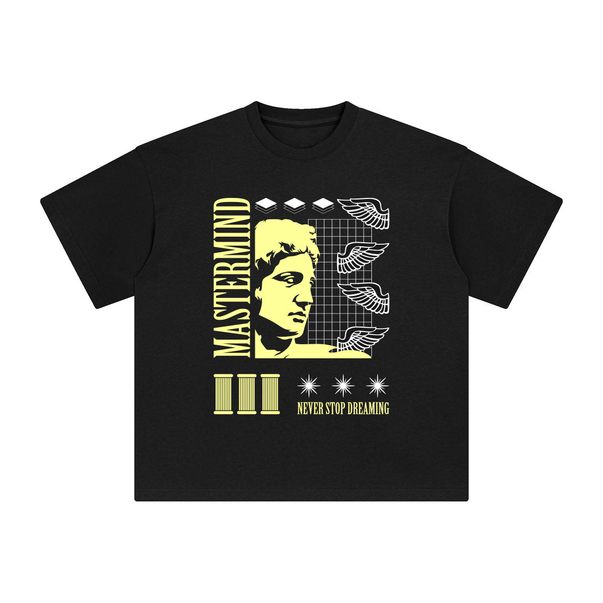 Mastermind Aesthetic Graphic T Shirt-INNBLAC Fashion Apparel